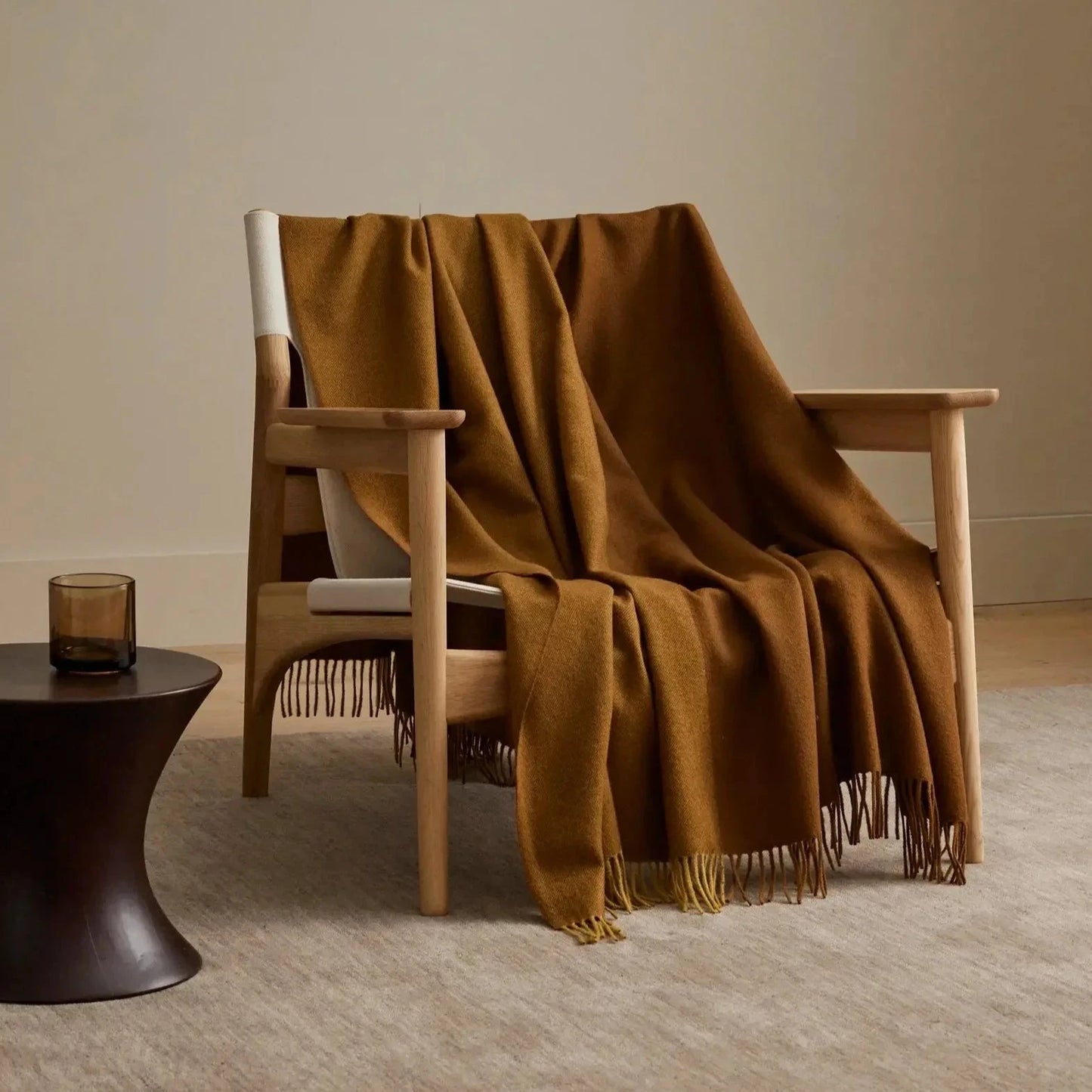 Fiord Throw - Caramel