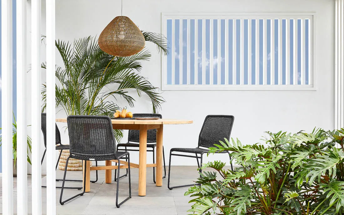 Marina Coast Outdoor Dining Chair - Licorice