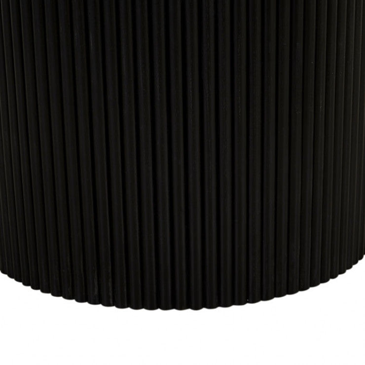 Benjamin Marble Top Dining Table - White and Black