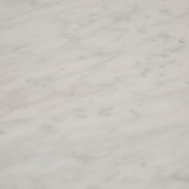 Elle Luxe Coffee Table - Black Base & White Marble