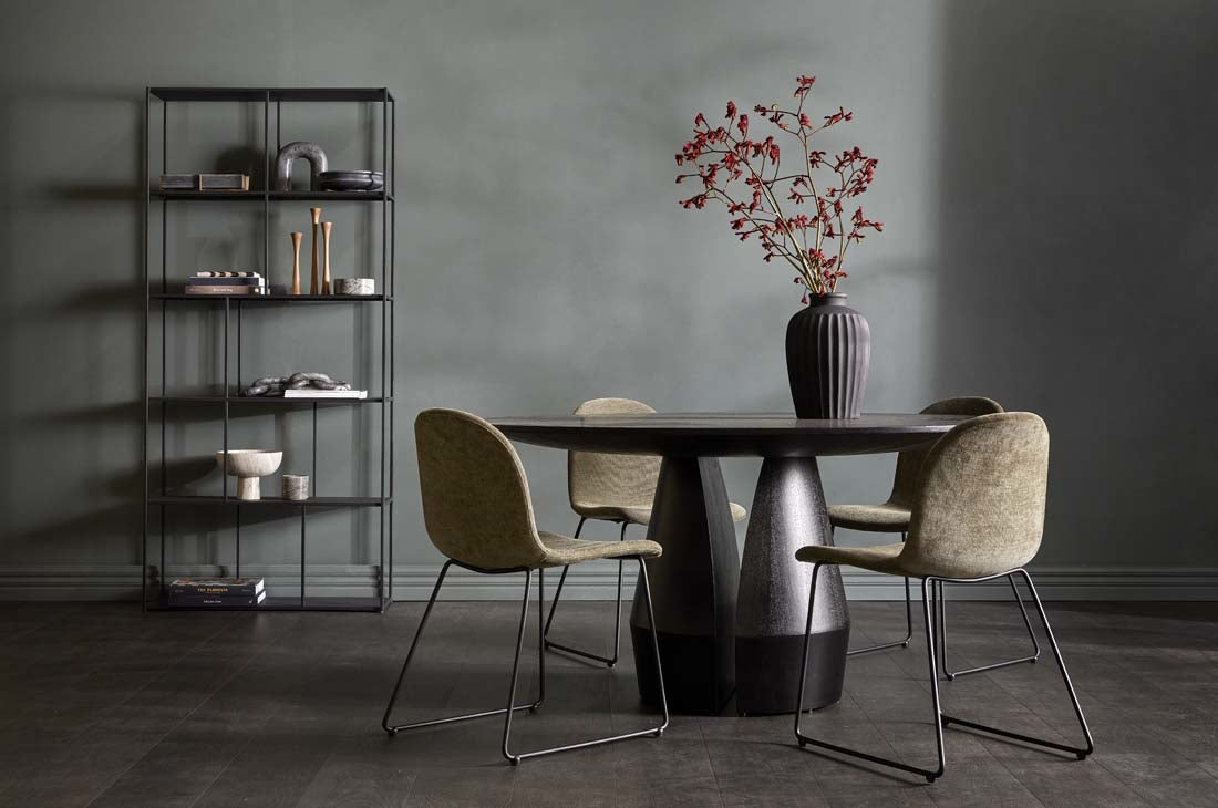 Bloom Dining Table - Dark Oak