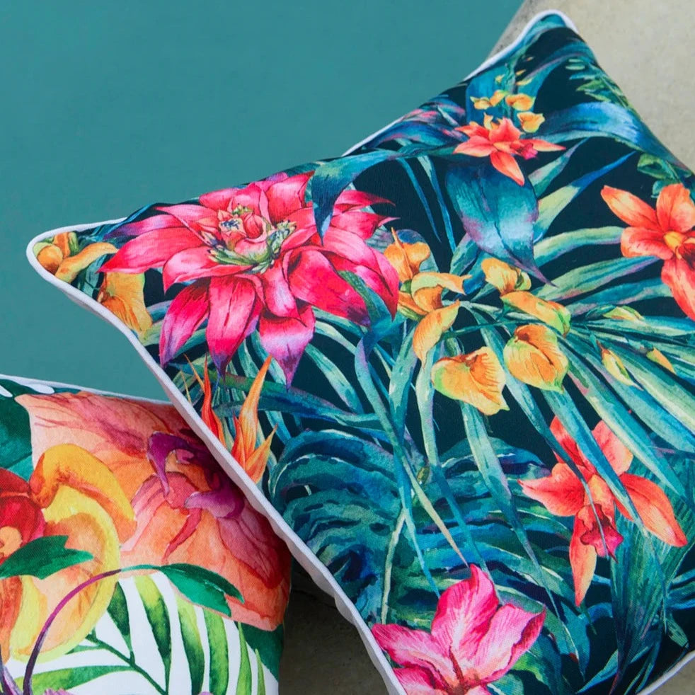 Jungle Flowers Outdoor Cushion - Multi