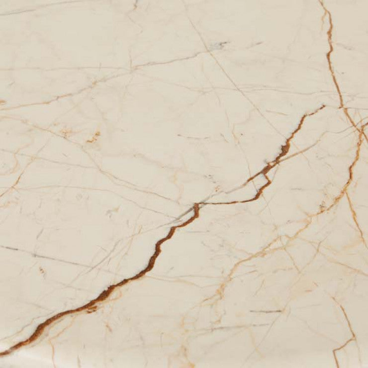 Amara Pebble Side Table - Brown Vein Marble