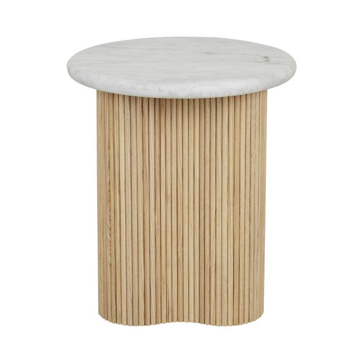 Artie Ripple Side Table - Natural Ash