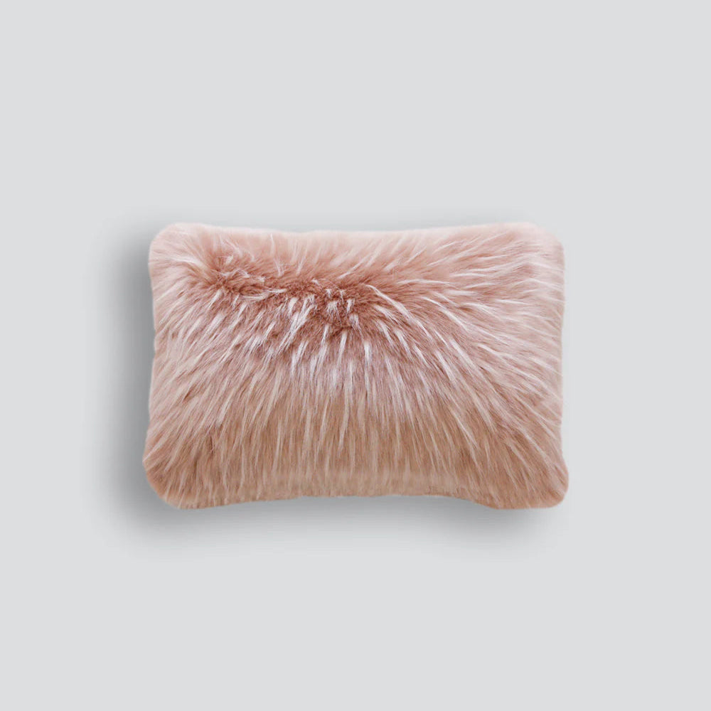 Fur Cushion - Peony Plume (3 Sizes)