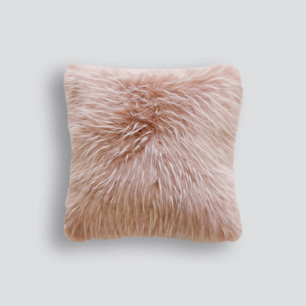 Fur Cushion - Peony Plume (3 Sizes)