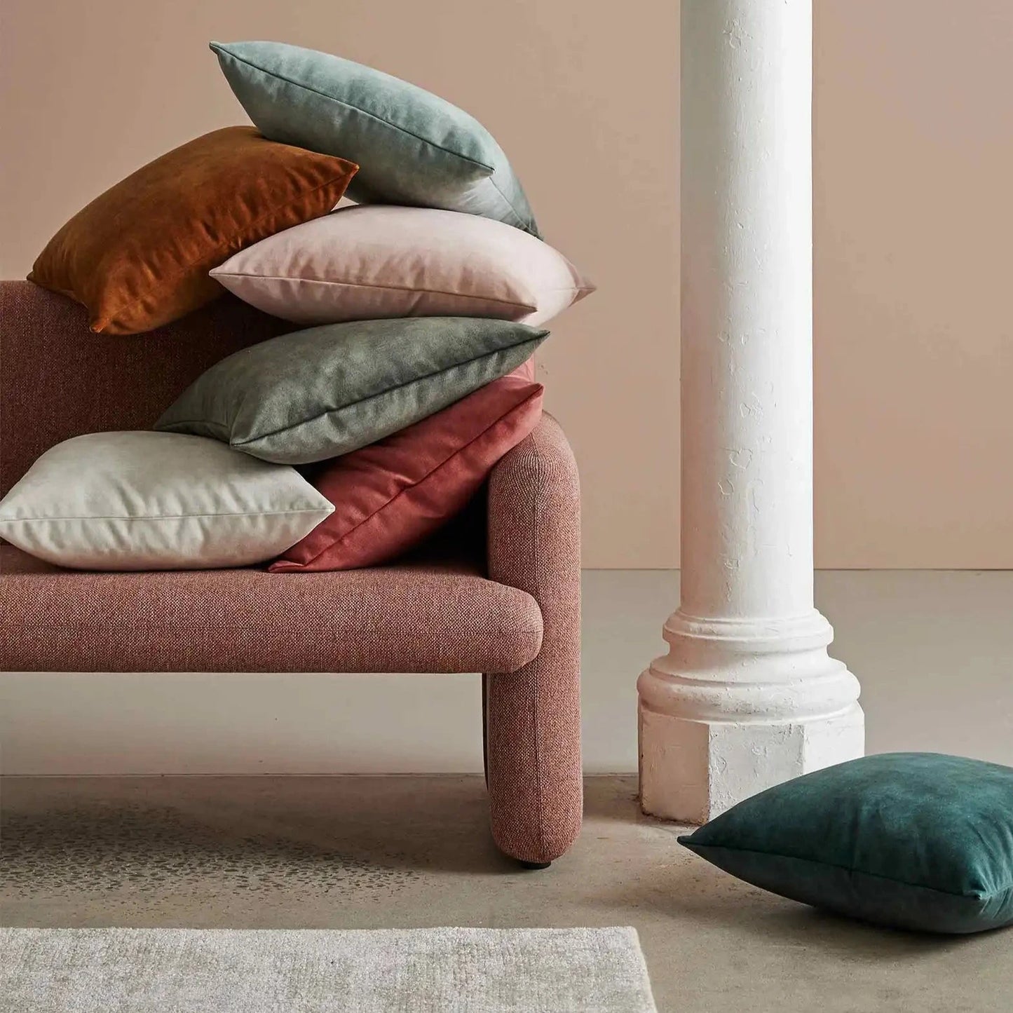 Ava Cushion - Madder