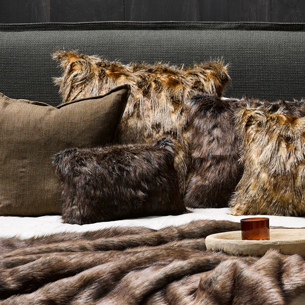 Fur Cushion - Red Fox (3 Sizes)