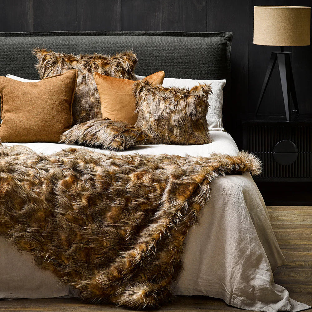 Fur Cushion - Red Fox (3 Sizes)
