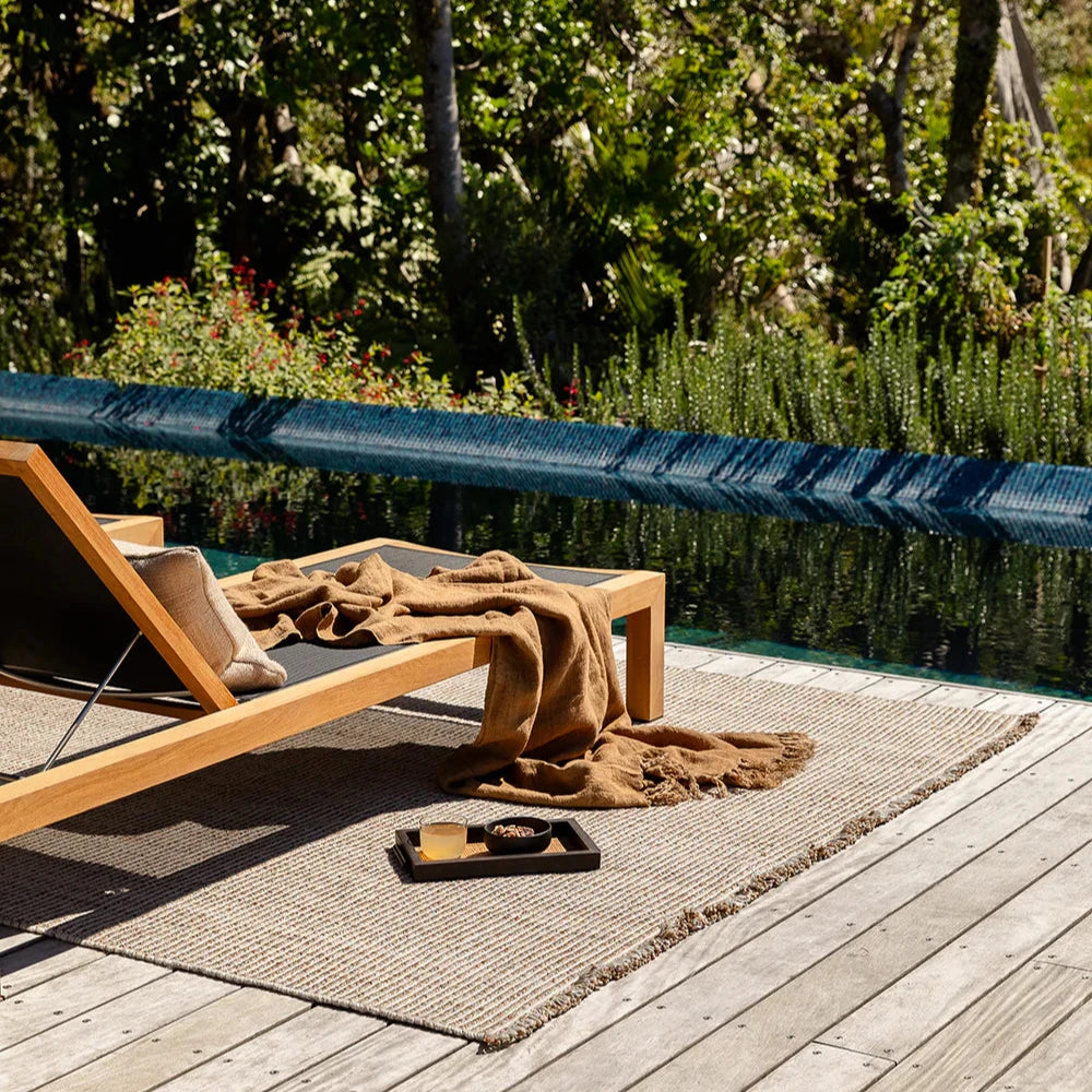 Rhodes Indoor/Outdoor Floor Rug - Teak