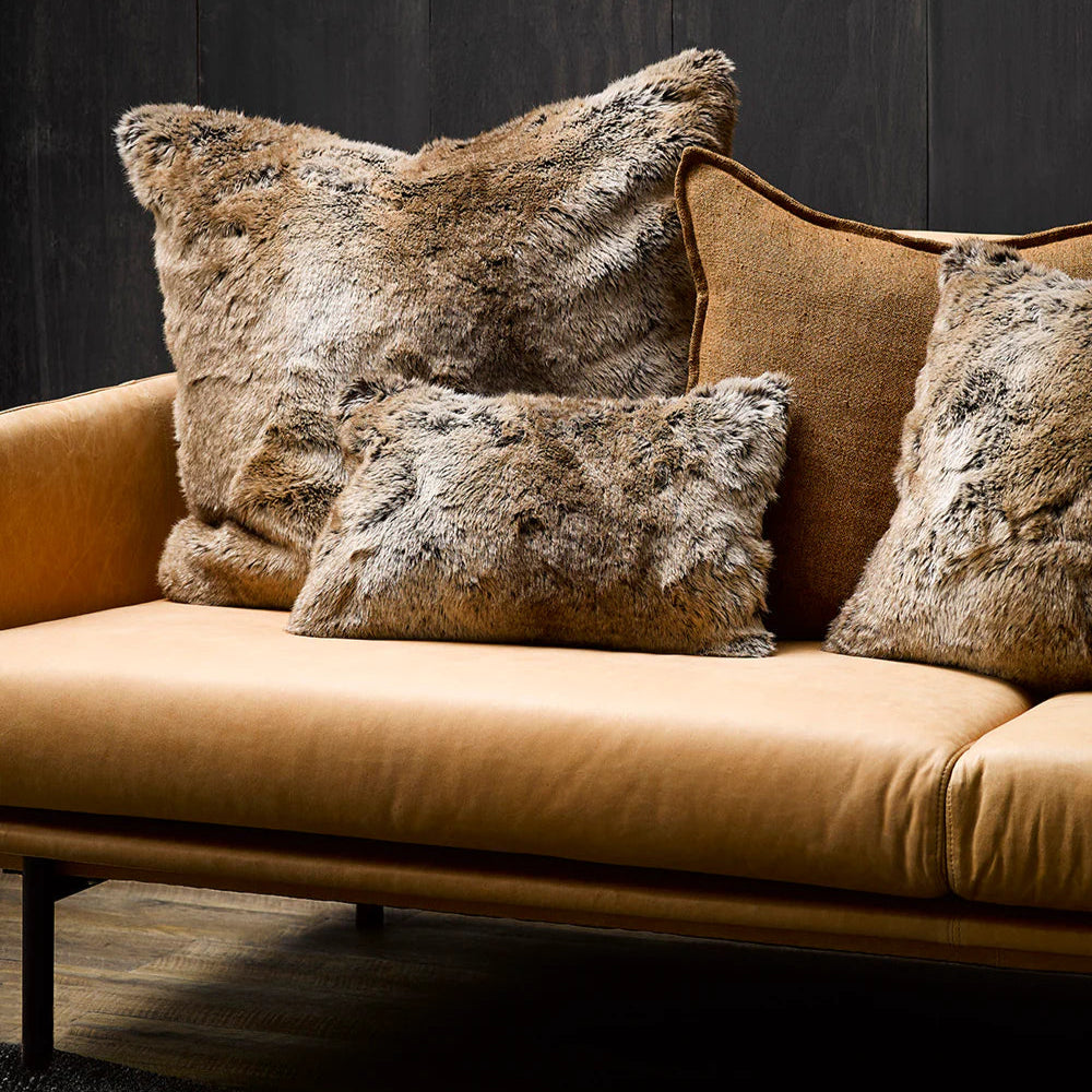 Fur Cushion - Sable (3 Sizes)
