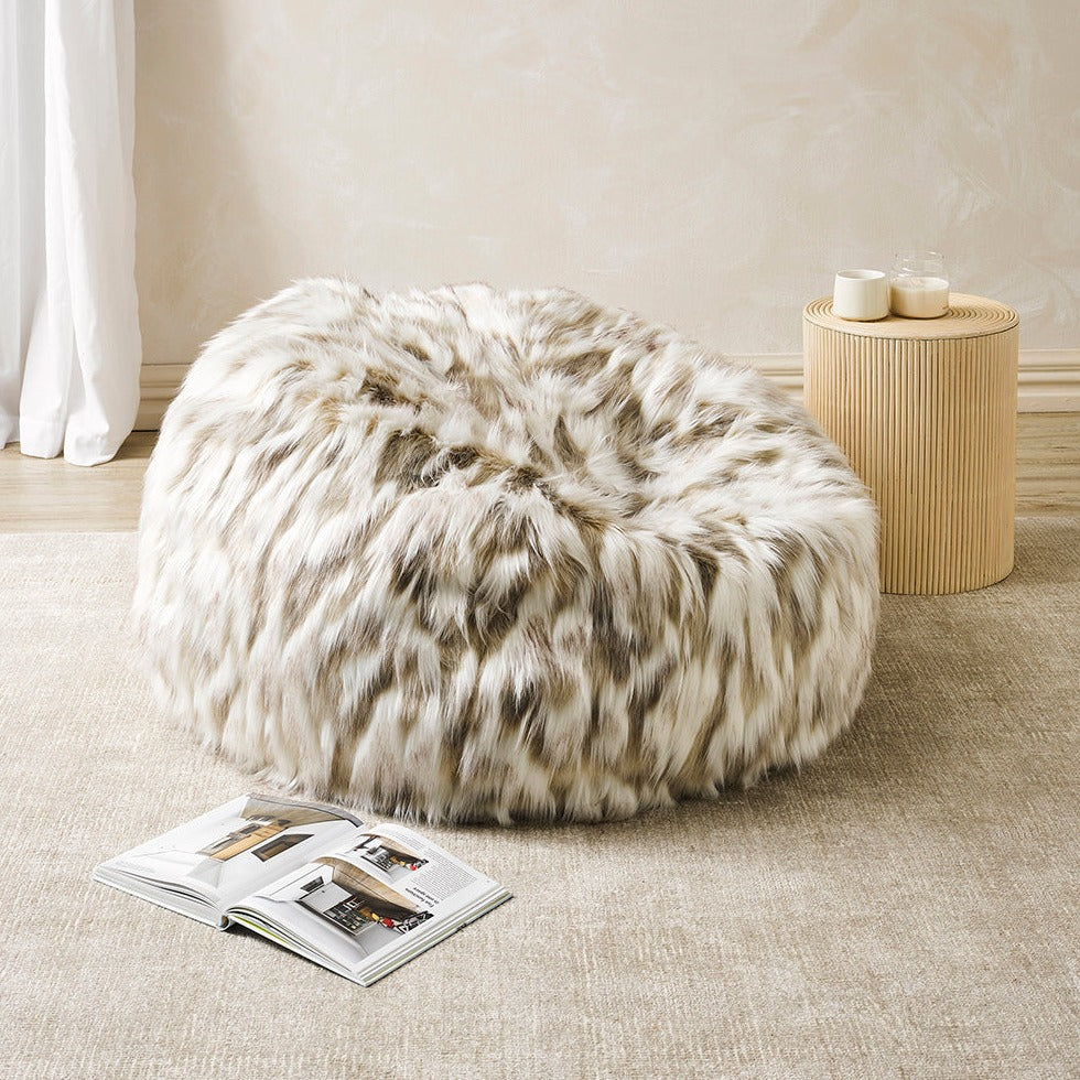 Fur Bean Bag - Snowshoe Hare