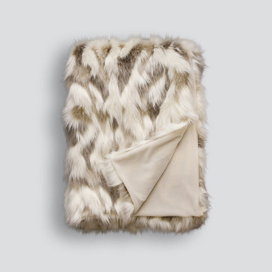 Fur Throw - Snowshoe Hare