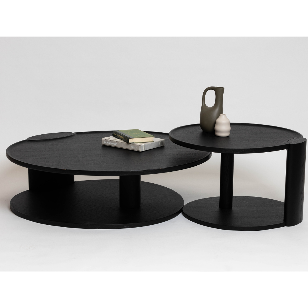 Oki Oval Coffee Table - Black