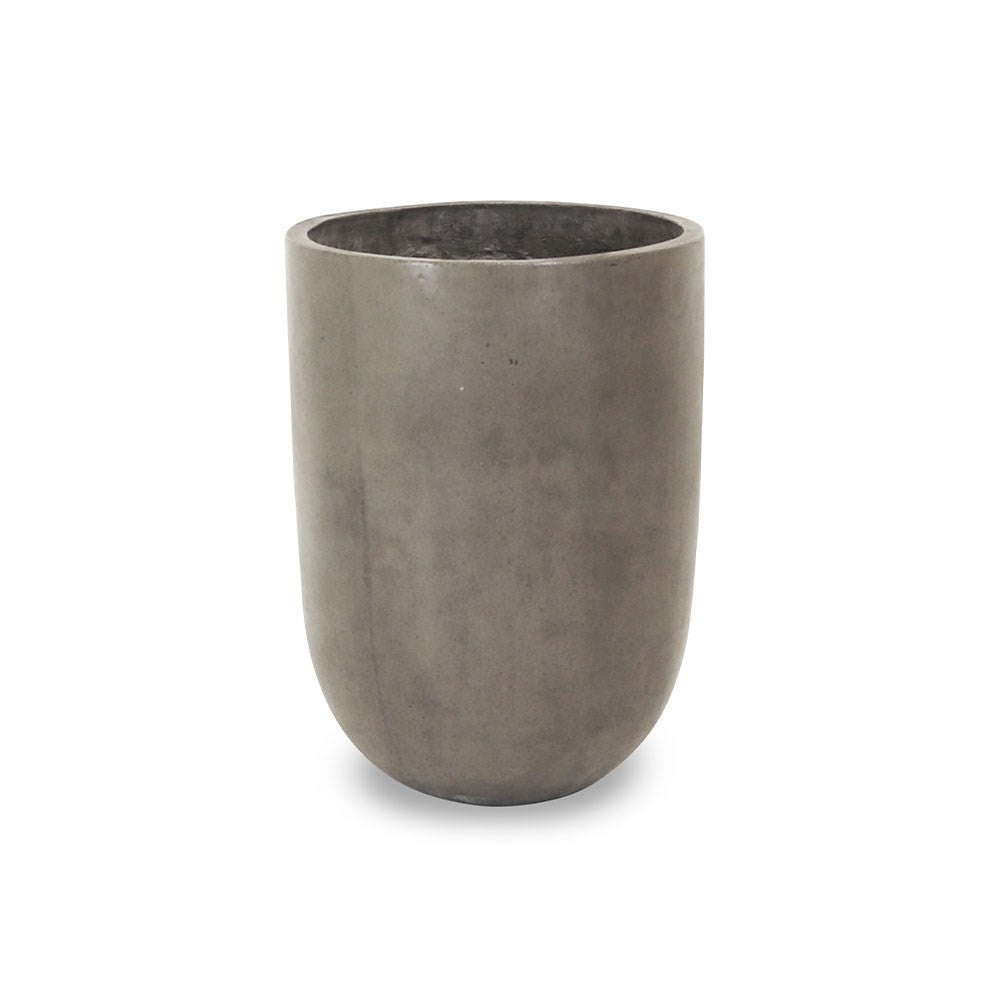 Kandara Tall Outdoor Planters - Weathered Cement (3 Sizes)