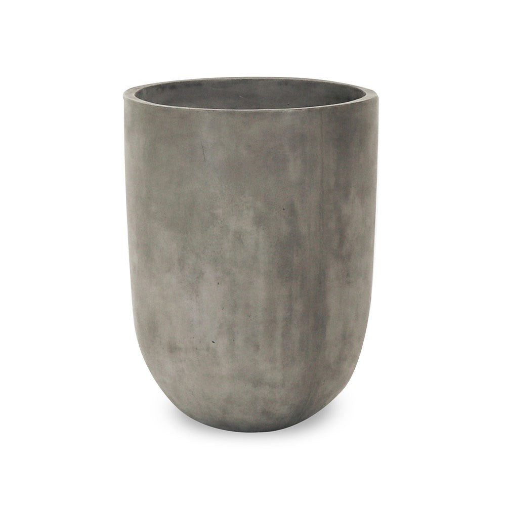 Kandara Tall Outdoor Planters - Weathered Cement (3 Sizes)