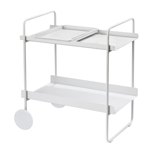 Cocktail Bar Trolley - Soft Grey