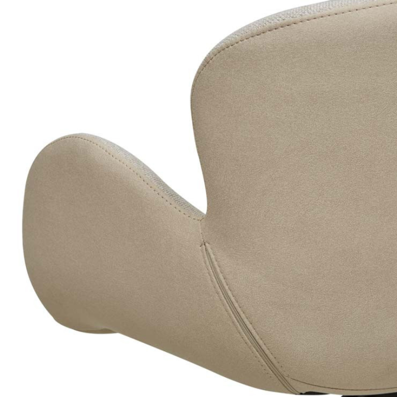 Astrid Swivel Arm Chair - Seashell/Soft beige