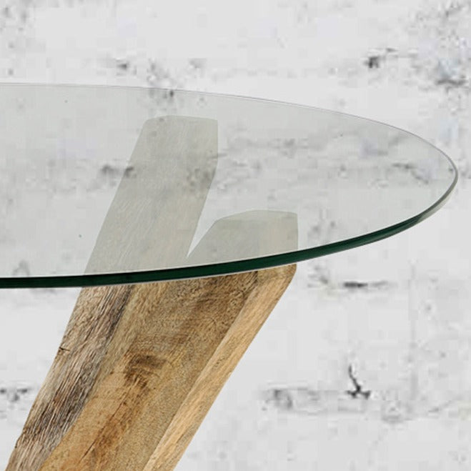 Cyrus Side Table - Natural Legs