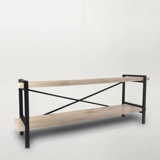 Loft Low Shelving Unit - Whitewash