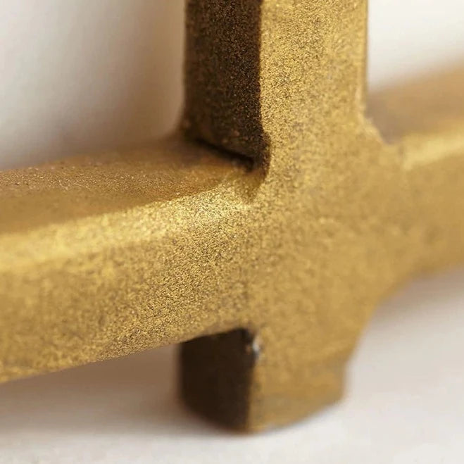 Round Serving Tray - Brass and Marble