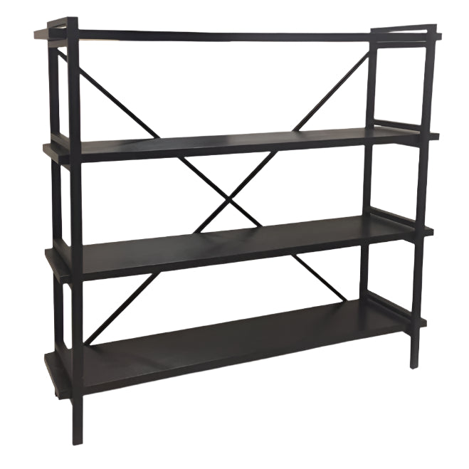 Loft High Shelving Unit - Blackwash