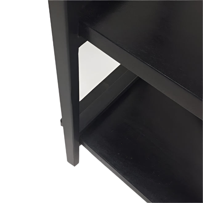 Loft High Shelving Unit - Blackwash