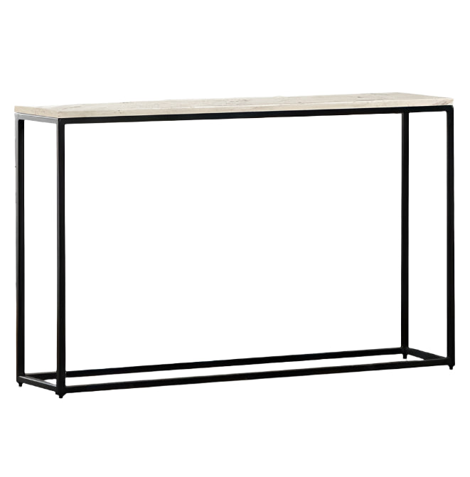 Franklin Console Table - White Marble Top