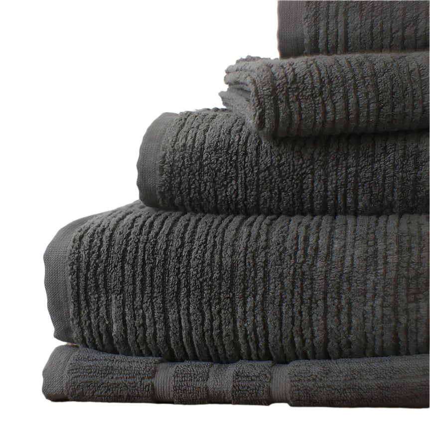 Chelsea Towels - Charcoal