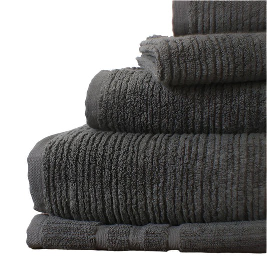 Chelsea Towels - Charcoal
