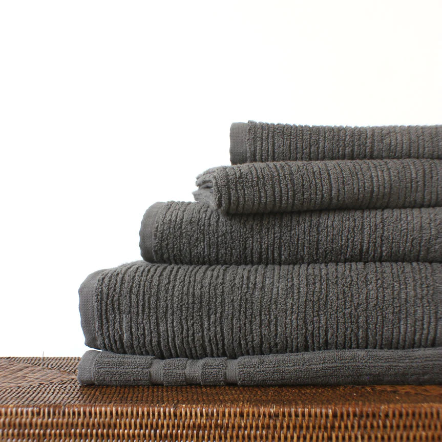 Chelsea Towels - Charcoal