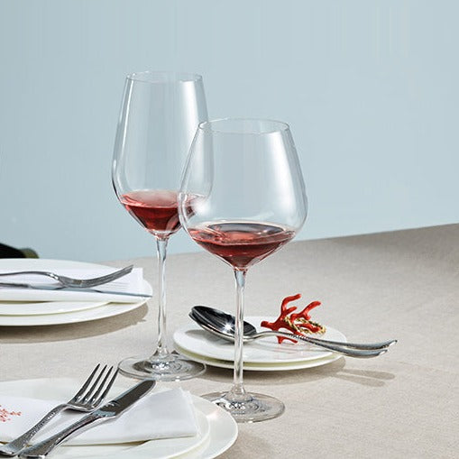 Fortissimo Burgundy Glasses - Set of 6