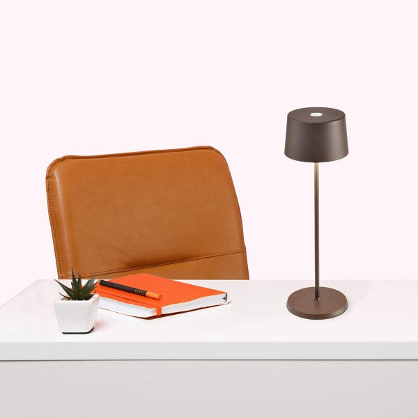 Olivia Indoor/Outdoor Table Lamp - Corten Copper