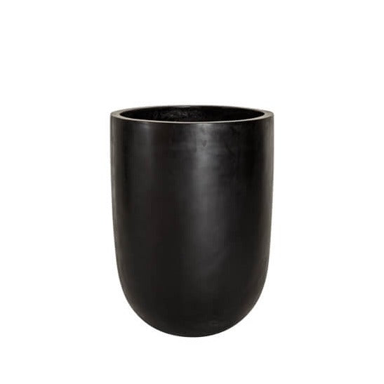Kandara Tall Outdoor Planters - Black (3 Sizes)