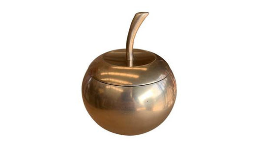 Gold Apple Trinket Box