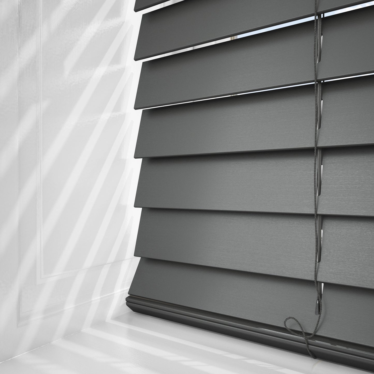 Timber look Venetian Blinds - also known as Faux Wood or Woodmates Blinds