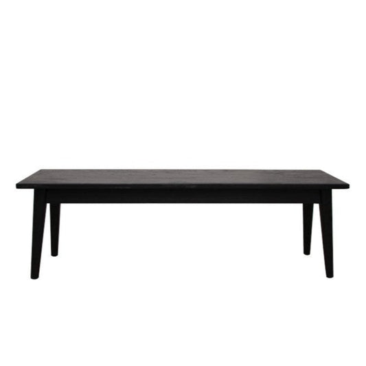 Vaasa Oak Bench Seat 150cm - Matte Black