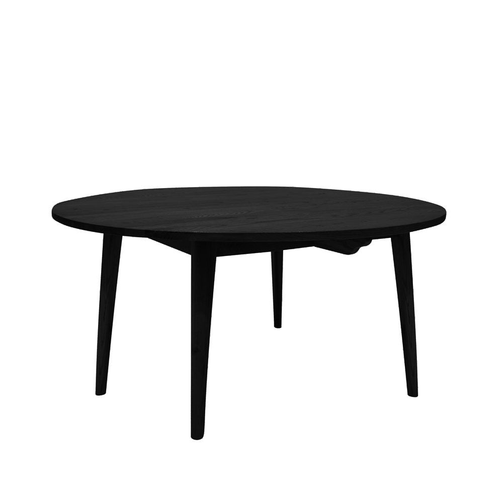 Vaasa Oak Dining Table 150cm - Matte Black