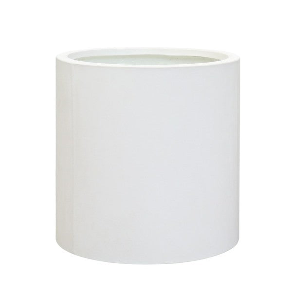 Mikonui Cylinder Outdoor Planter - White (3 Sizes)