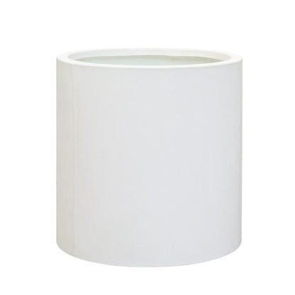 Mikonui Cylinder Outdoor Planter - White (3 Sizes)