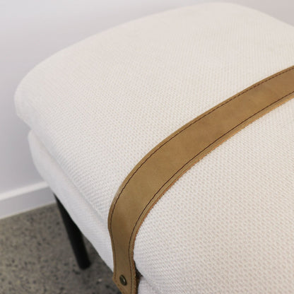 Baxter Ottoman/Bench Seat - Ivory