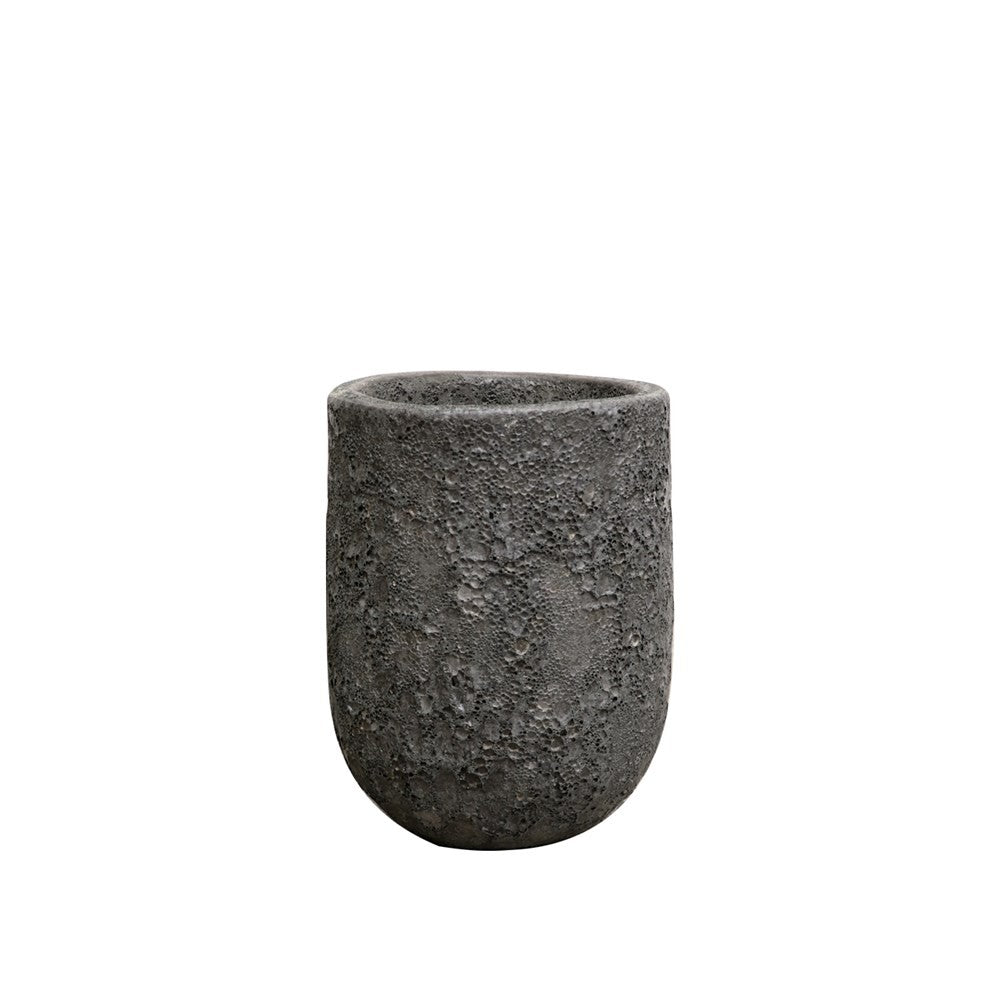 Kandara Outdoor Planter - Granite Lava Finish (3 Sizes)
