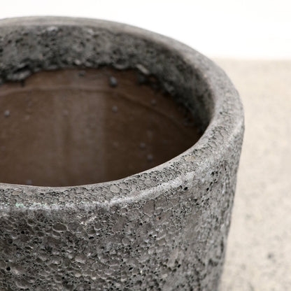 Kandara Outdoor Planter - Granite Lava Finish (3 Sizes)