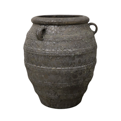 Urn Outdoor Planter - Granite Lava Finish