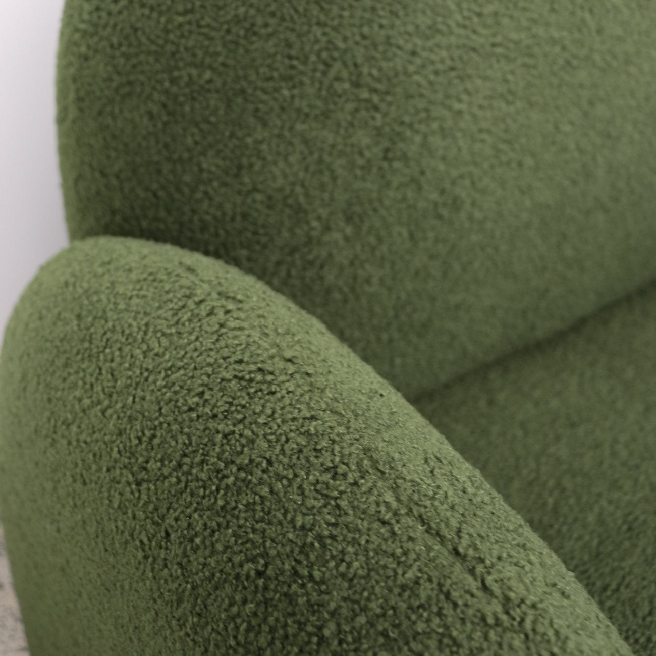 Snugg Swivel Occasional Chair - Green Shearling