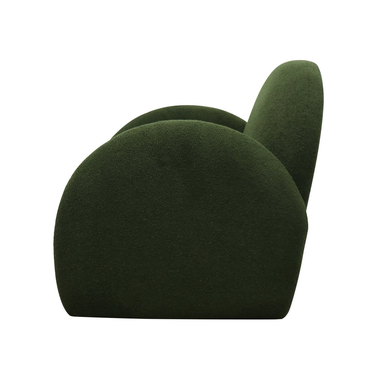 Snugg Swivel Occasional Chair - Green Shearling