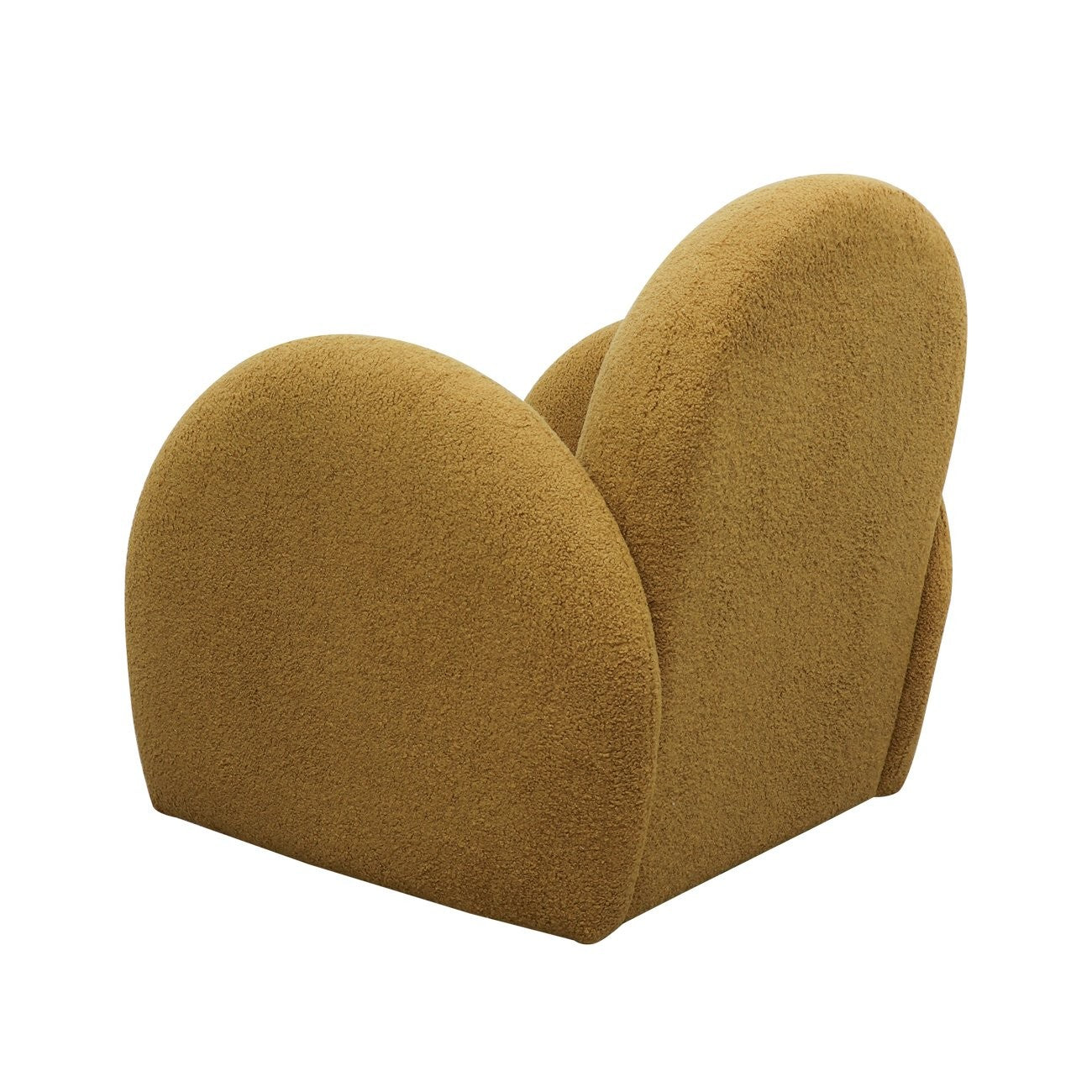 Snugg Swivel Occasional Chair - Mustard Shearling