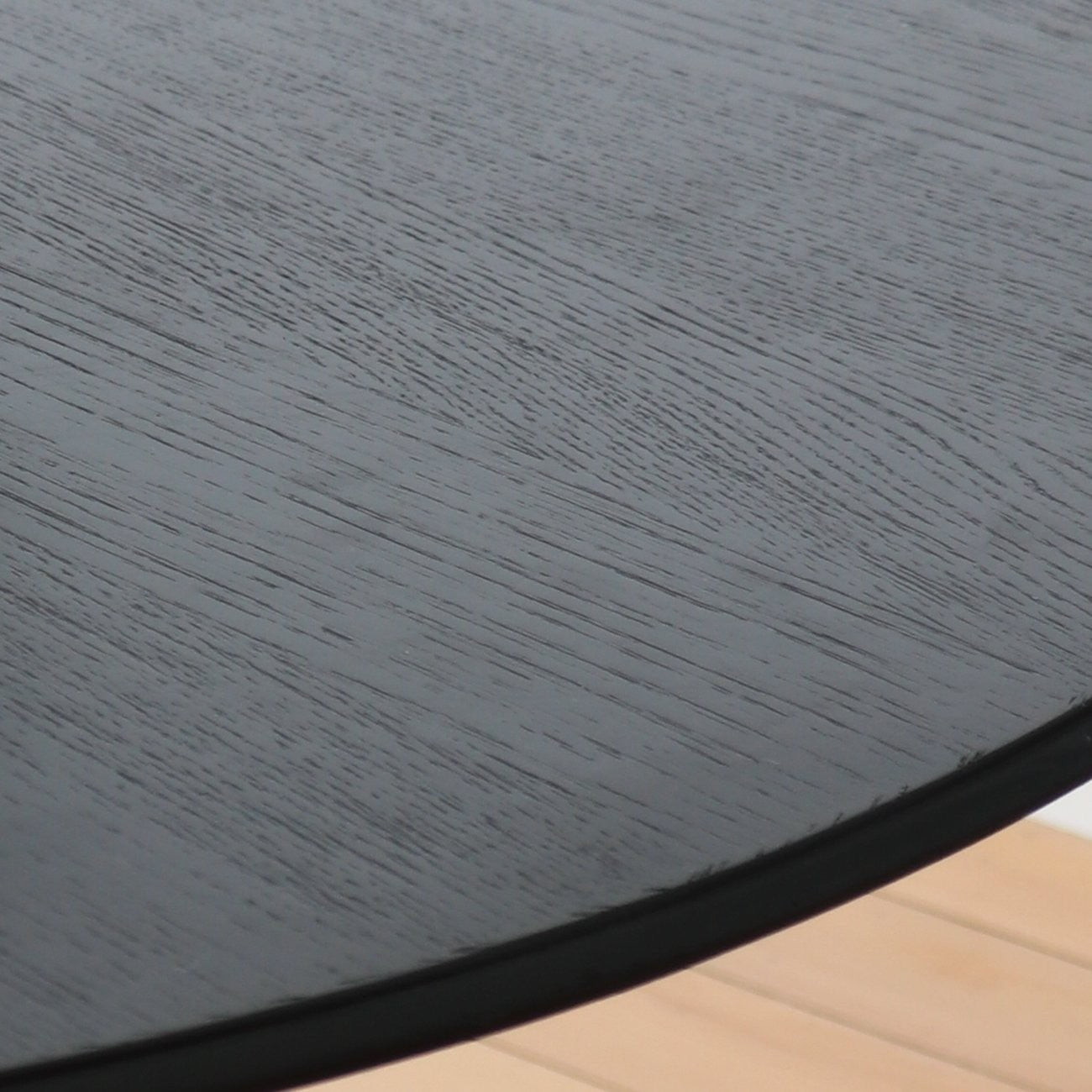 Arcadia Round Dining Table - Black & Light Grey