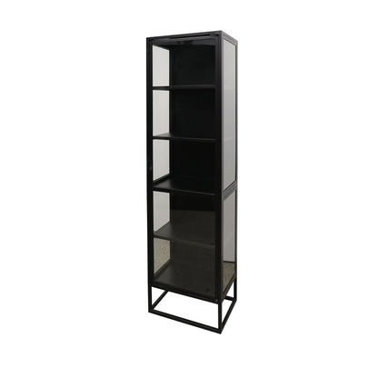 Carson Narrow Metal Display Cabinet