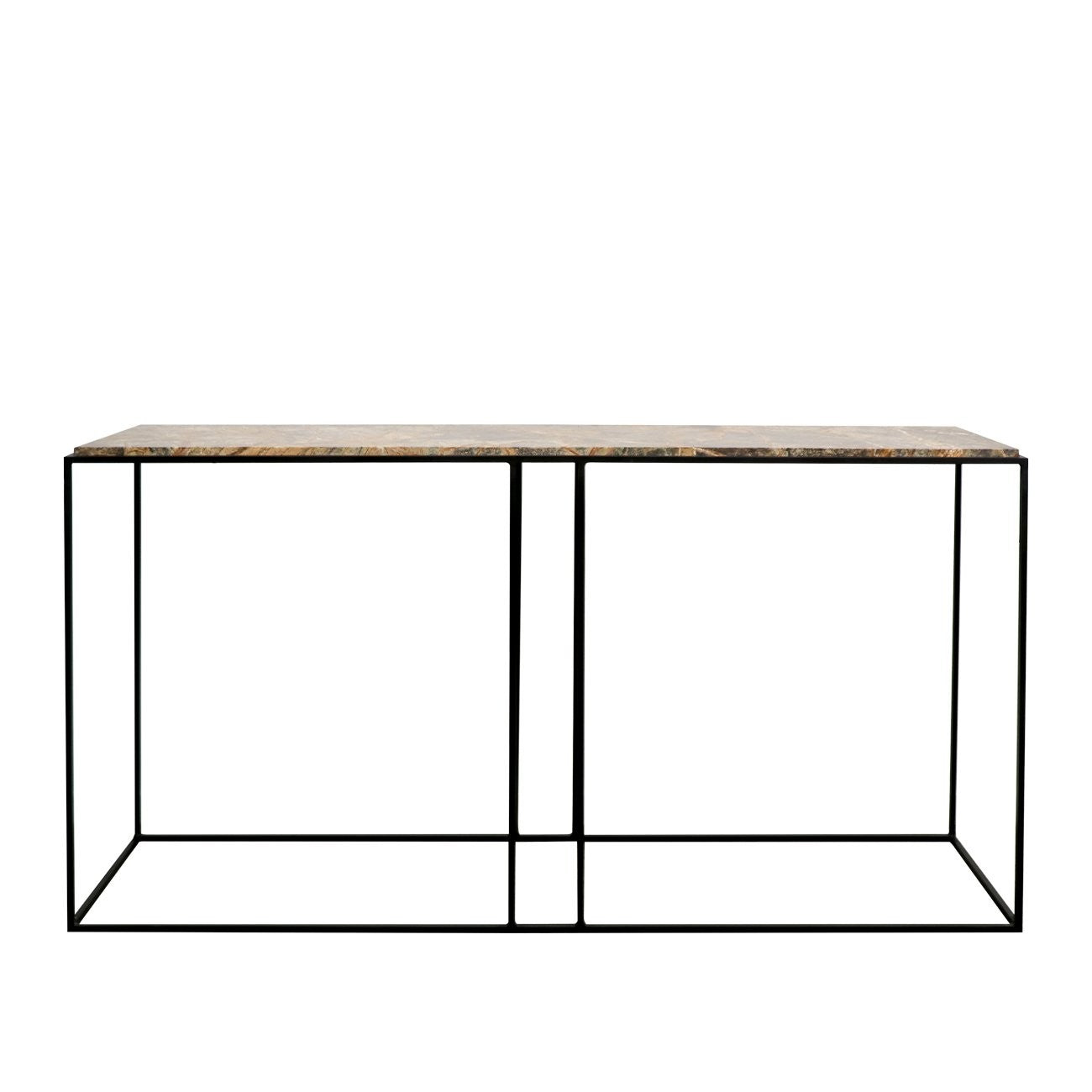 Dion Console Table - Forest Marble Top